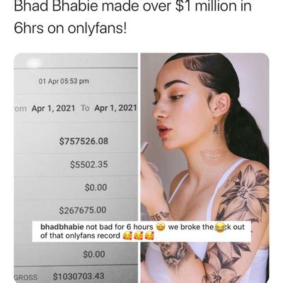 bhad bhabie only fans leaks|Bhad Bhabie Breaks OnlyFans Record